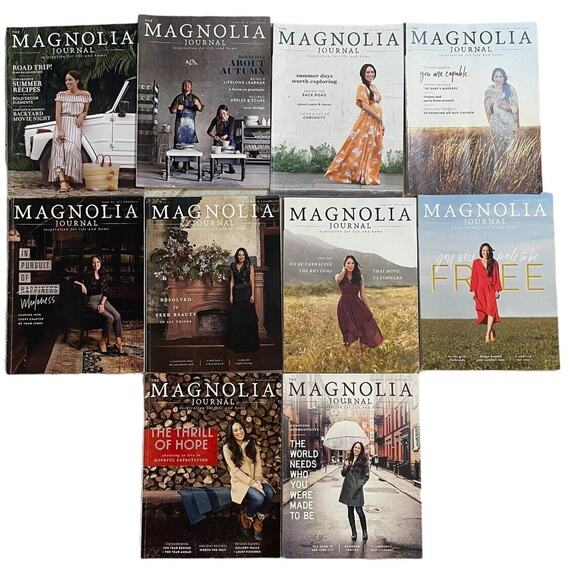 Magnolia Journal MagazineJoanna Gaines Lot 10 2017-2020 Fixer Upper - Picture 1 of 2